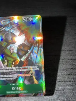 Carte One Piece Krieg OP03-025 SR Alternate Art Pillars Of Strength English Card - Image 5