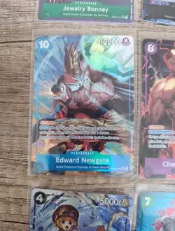 [A VENDRE] LOT 11 CARTES ONE PIECE TCG - SR PARALLELES (SR-AA star) - VF - Image 4