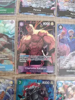 [A VENDRE] LOT 11 CARTES ONE PIECE TCG - SR PARALLELES (SR-AA star) - VF - Image 5