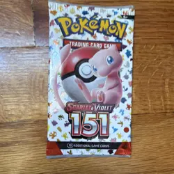 Pokemon Scarlet & Violet 151 Booster Pack Mew 10 Cards English - Image 1