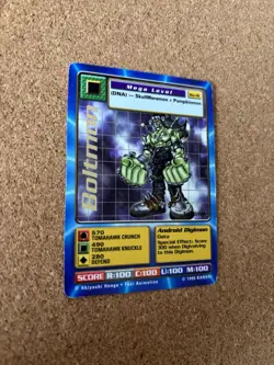 Boltmon Bo-41 First Edition Digimon Trading Card, Rare Bandai - Image 3