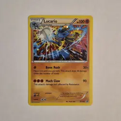Lucario XY140 XY Promo Holo Stage 1 100HP Pokemon TCG Card - Image 1