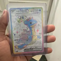 Pokemon Lapras ex 164 Scarlet & Violet Promo Holo Card EX Basic Stella crown - Image 1