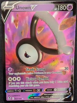 Unown V - 065/195 - Pokemon Silver Tempest Sword & Shield Ultra Rare Card NM - Image 1