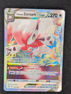 Hisuian Zoroark VSTAR - 147/196 - Pokemon Lost Origins Ultra Rare Card NM - Image 1