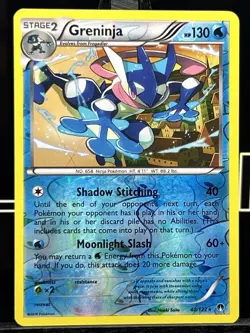 Greninja 40/122 Breakpoint Reverse Holo Pokemon Card - Image 3
