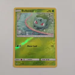 Pokemon Card Bulbasaur Shining Legends Reverse Holo Common 1/73 Near Mint - Image 1