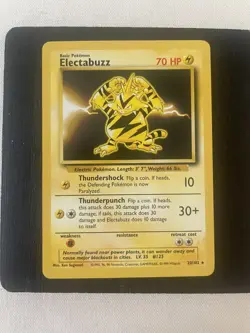 Pokemon TCG Electabuzz Base Set Unlimited Edition Non-Holo Rare Card 20/102 LP - Image 4