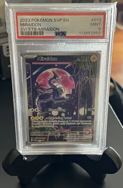 Miraidon 013 Sv: Scarlet & Violet Promo Cards Holo PSA 9 - Image 1