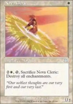 Nova Cleric ~ Lightly Played Onslaught MTG Magic UltimateMTG White Card - Image 1