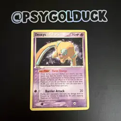 Deoxys 18/107 Non-Holo Rare Pokemon Card L Ex Deoxys 2005 A11 - Image 1