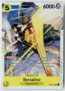ONE PIECE Borsalino Eb04-058 SR One Piece Card OP15 ENGLISH NM - Image 1