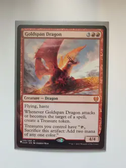 Magic the Gathering | Goldspan Dragon | Mythic | The List | NM - Image 1