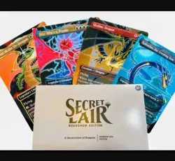 Magic The Gathering Secret Lair Roadshow Rainbow Foil A Devastation Of Dragons - Image 1