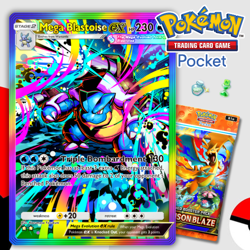Mega Blastoise EX - 🌈⭐⭐ - [Crimson Blaze] B1a084 - TCG Pokemon Pocket - Image 1