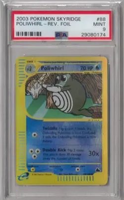 2003 Pokemon Skyridge 88 Poliwhirl-Rev. Foil - PSA 9 - Image 1
