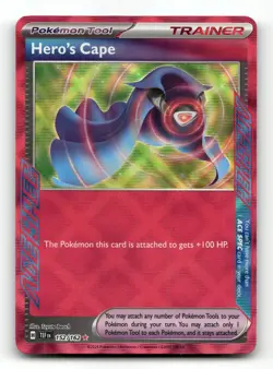 Hero's Cape 152/162 - Temporal Forces - Pokemon Card NM/M - Image 1