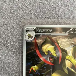 Pokemon Haxorus Illustration Rare Card 147/086 S&V Black Bolt - Image 3