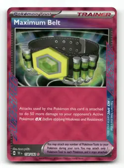 Maximum Belt 154/162 - Temporal Forces - Pokemon Card NM/M - Image 1