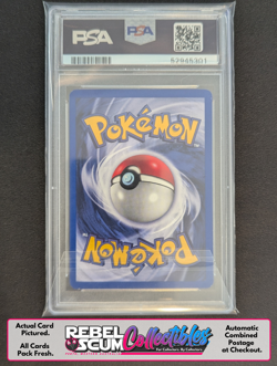 Rocket’s Hitmonchan | 11/132 | 2000 Pokemon Gym Heroes | PSA 7 w/SWIRL 🌀 NM - Image 2