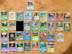 Lot 62 Cards Carte pokemon BLOC EX reverse rare holo Near Mint Stamp US English - Image 1