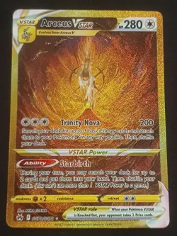 Arceus Vstar GG70/GG70 Gold Zenit der Konige Englisch NM Pokemon - Image 1