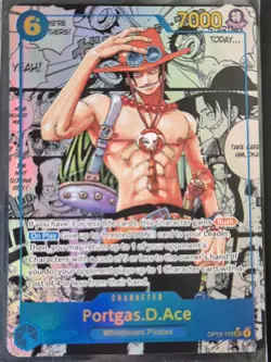 Portgas.D.Ace Manga Rare OP13-119 Carrying On His Will One Piece OP13 - Image 1