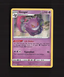 Gengar 085/202 Sword & Shield Holo Rare Pokemon Card LP+ - Image 1
