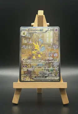 Pokemon Card Alakazam EX 201/165 Special Illustration Rare Scarlet & Violet 151 - Image 1