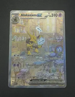Pokemon Card Alakazam EX 201/165 Special Illustration Rare Scarlet & Violet 151 - Image 3
