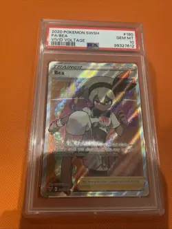 Pokemon Bea TCG Vivid Voltage Holo Full Art Ultra Rare Card 180/185 PSA 10 - Image 1