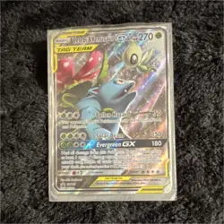 Pokemon Celebi & Venusaur GX TAG TEAM Super Rare Holo SM9: Tag Bolt 001/095 Card - Image 1