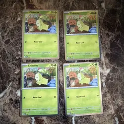 Chikorita Perfect Order Promo Card 4 Copies - Image 1