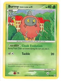 Burmy Trash Cloak 58/99 Arceus Pokemon Card - Image 1