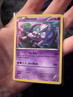 Pokemon TCG Mewtwo XY Black Star Promos Holo Card XY100 - Image 4