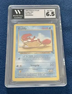 Pokemon TCG WAG/WCC Graded Cards Slab Lot of 2 - Various Sets 9, 6.5 - Image 5