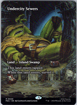 MTG Undercity Sewers (Borderless) Non-foil M 0020 Teenage Mutant Ninja Turtles - Image 1