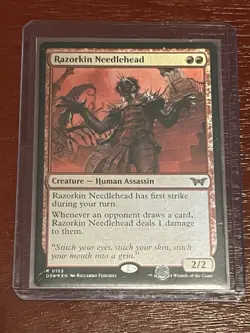 Magic: The Gathering Razorkin Needlehead (Rare, Red/Black) Duskmourn 0153 MTG - Image 1