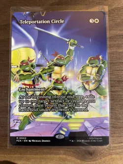 Teleportation Circle (Borderless) M Teenage Mutant Ninja Turtles PZA 2 NM - Image 1