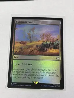 Sungrass Prairie Extended Art Universes Beyond: Fallout Foil #513 - Image 1