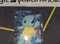 Squirtle 7 of 12 Die-Cut Embossed Pokemon Topps The First Movie (Blue Label) LP - Image 3