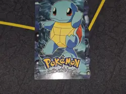 Squirtle 7 of 12 Die-Cut Embossed Pokemon Topps The First Movie (Blue Label) LP - Image 4