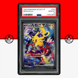 Pokemon PSA 10 Pikachu ex 001/030 Yokohama Deck World Championship Japanese - Image 1