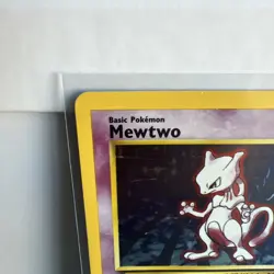 Pokemon Mewtwo TCG Base Set Holo Unlimited Rare Card 10/102 LP Condition - Image 3