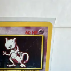 Pokemon Mewtwo TCG Base Set Holo Unlimited Rare Card 10/102 LP Condition - Image 4