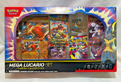 Pokemon TCG Mega Lucario ex Premium Figure Collection Box Factory Sealed - Image 2