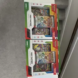 Pokemon First Partner Illustration Collection Series 1 Box Lot of 2 Promo Eng - Image 1