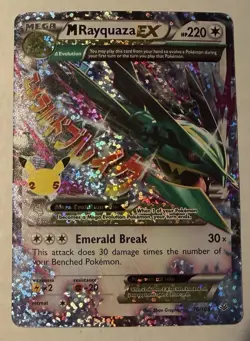 Pokemon Celebrations: Classic Collection - M Rayquaza EX NM 76/108 - Image 1