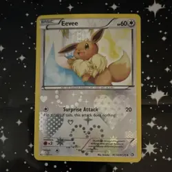 Pokemon Eevee RC14/RC25 Legendary Treasures Radiant Collection Holo Uncommon - Image 1