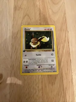 Pokemon TCG Eevee Team Rocket #55 Common 1st Edition - Image 2